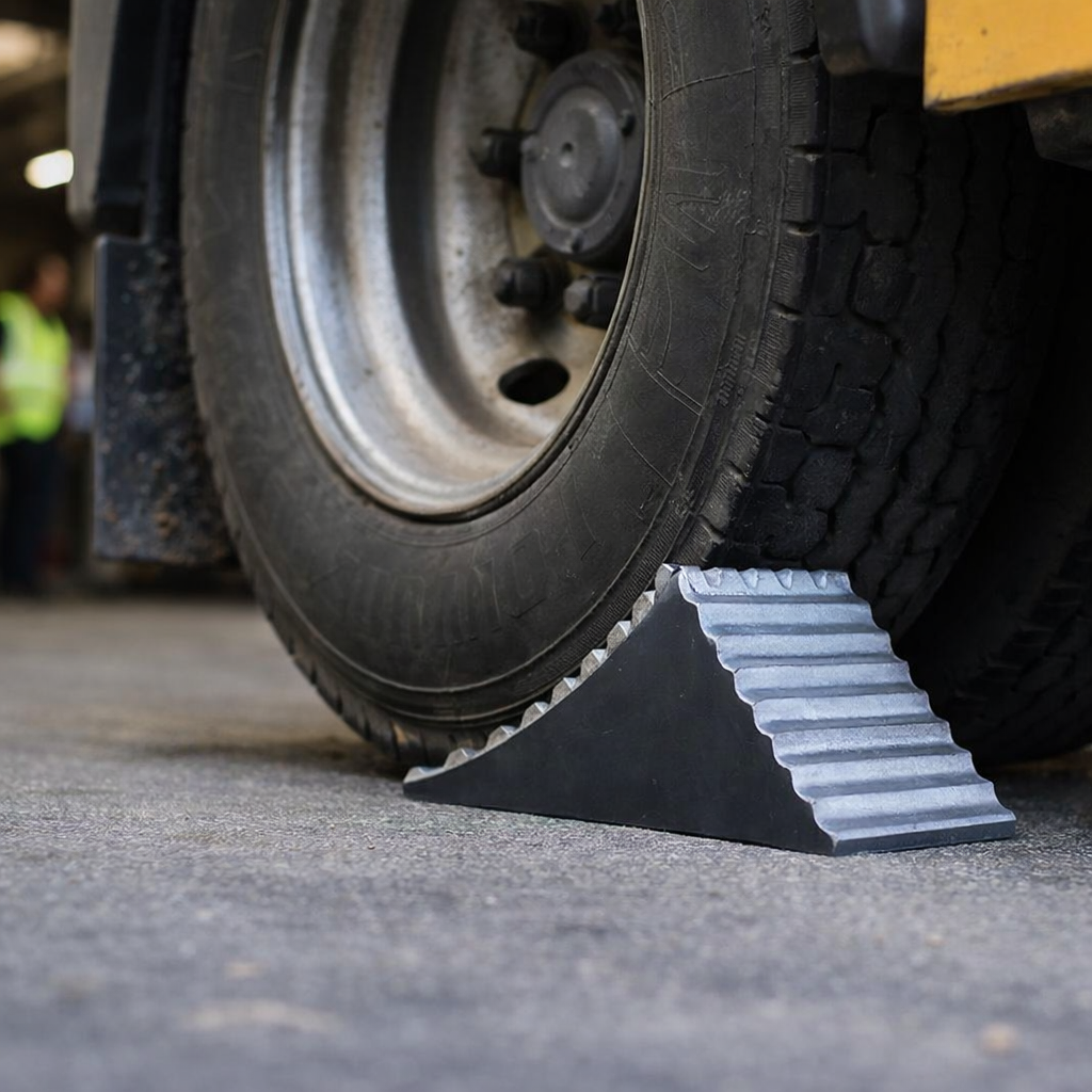 Wheel Chock – 26 x 16 x 19cm – Anti-Slip, Lightweight – Vehicle Safety