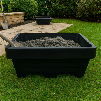 250L Heavy-Duty Twin Skin Mortar Tub – Forklift Compatible | Ultra-Strong & Rigid Design