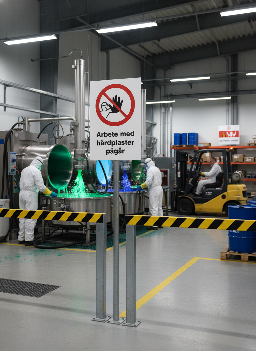 Professional Safety Sign for Hazardous Work Areas - Multiple Material Options and Sizes Available