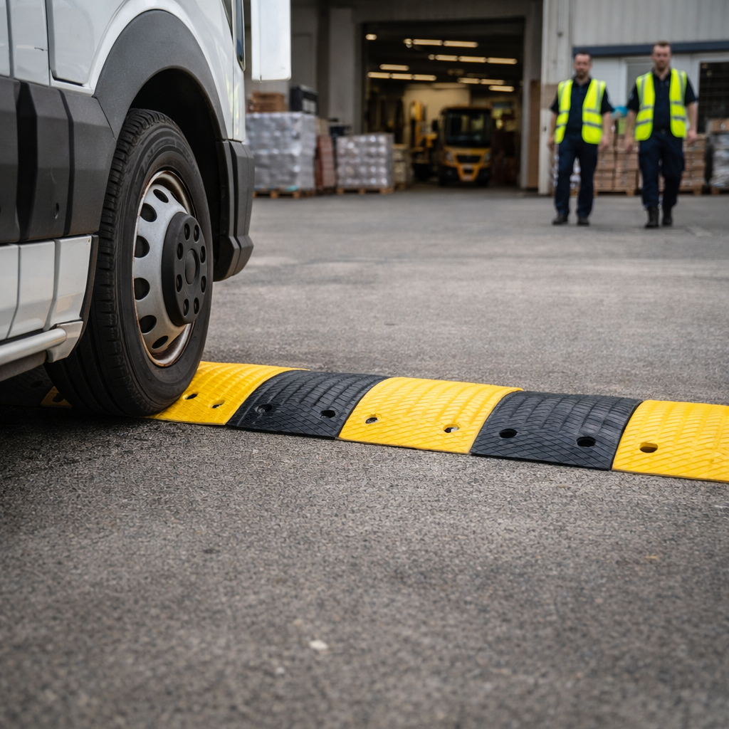 Speed Bump Kit – 75mm High x 4.5M Length – Heavy Duty – Traffic Control