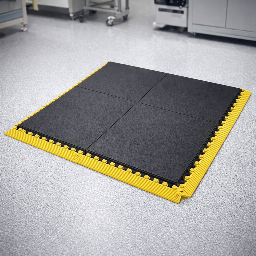 Interlocking Anti-Fatigue Mat – 91cm x 91cm – ESD Nitrile – Industrial Use