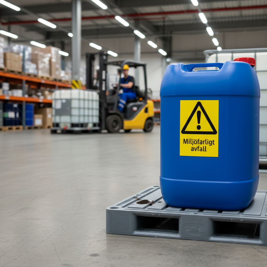 Premium Warning Sign for Hazardous Waste - Self-Adhesive, Plastic, Magnetic, and Aluminum Options Available