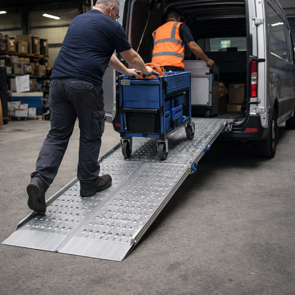 Folding Van Ramp – 690mm Wide – Heavy Duty – Vehicle Access