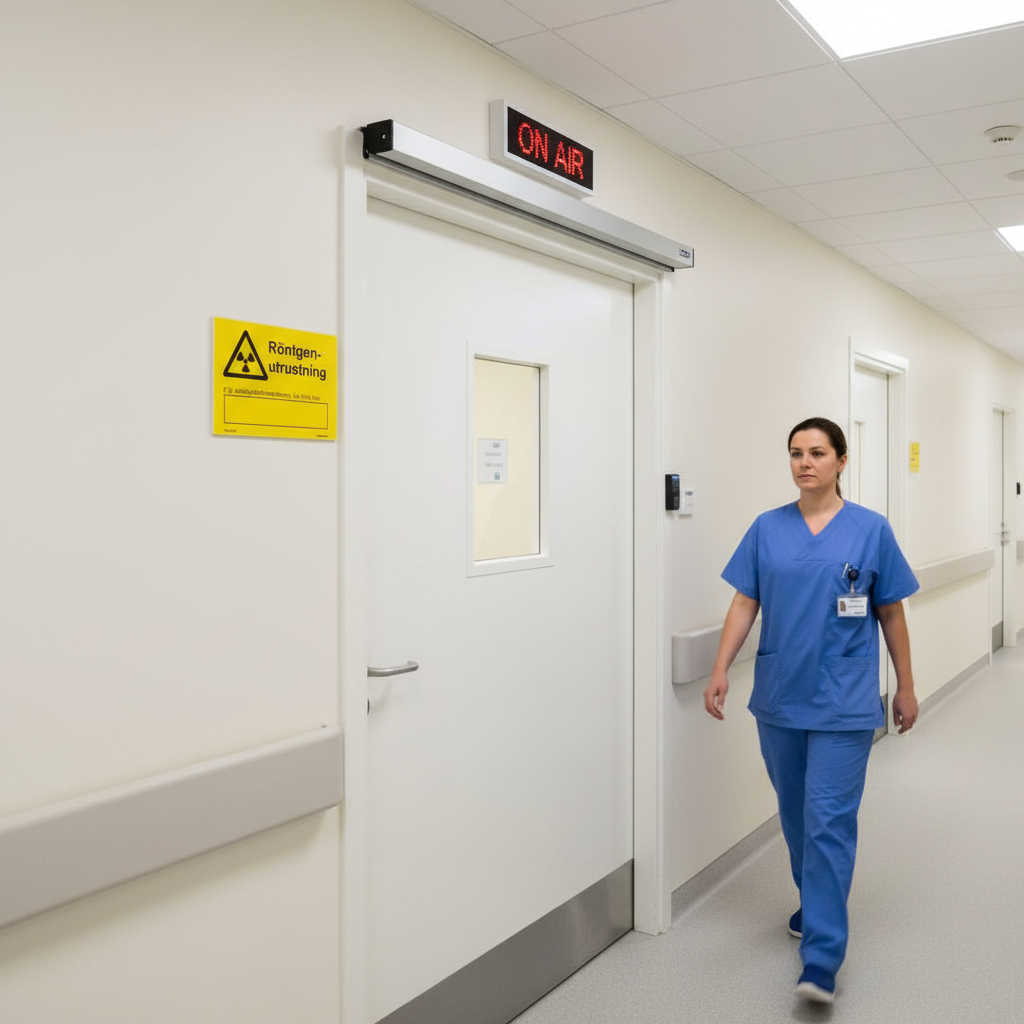 Premium Warning Sign for X-Ray Equipment - Durable Self-Adhesive, Plastic, Magnet and Aluminum Options Available