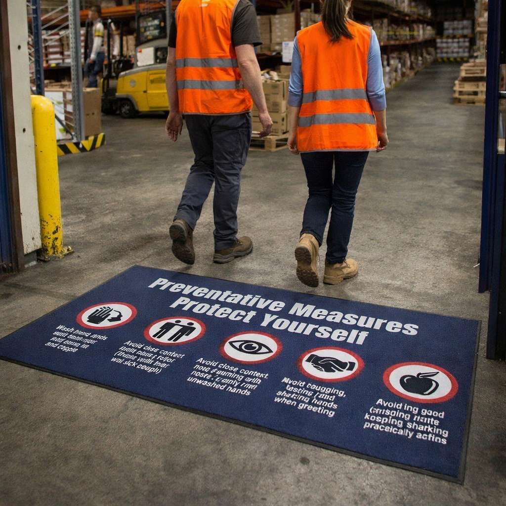 Safety Mats – Blue – 8.5mm Thickness – Indoor Use