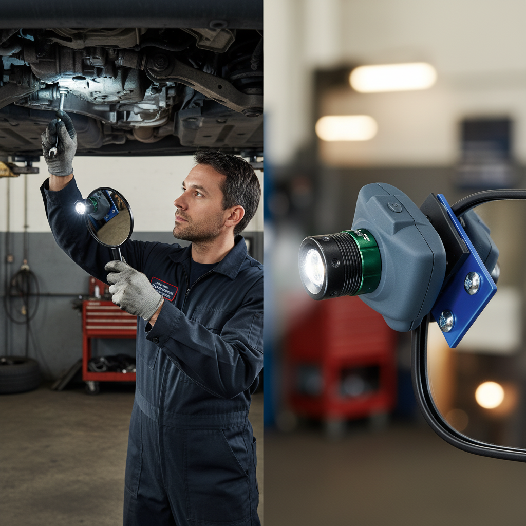 Premium Clip-On LED Light for Inspection Mirrors - Perfect for Low Light Conditions | Barriers Co