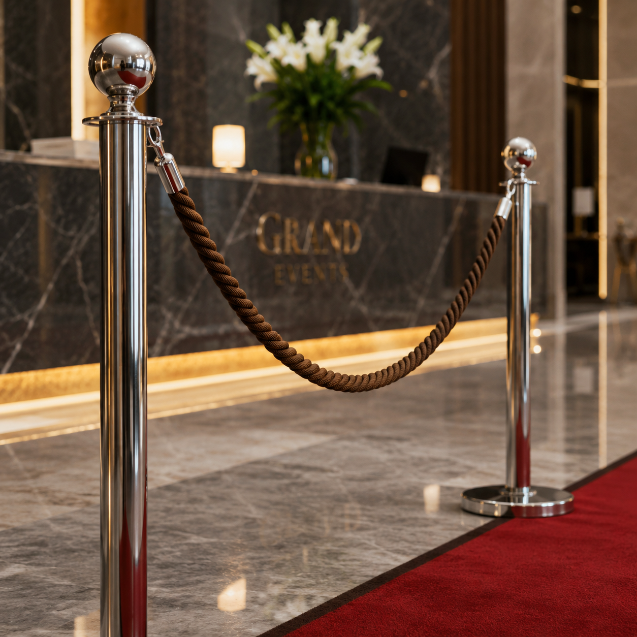 Premium Polypropylene Barrier Rope with Snap Ends for Event Management