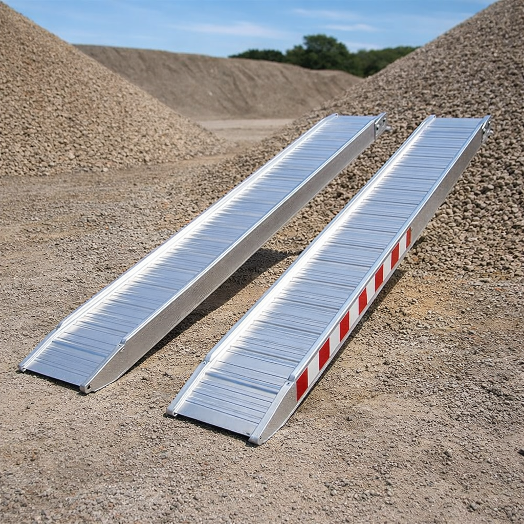 Rolling Loading Ramp Aluminium Loading Ramps 2000mm x 300mm 2700kg