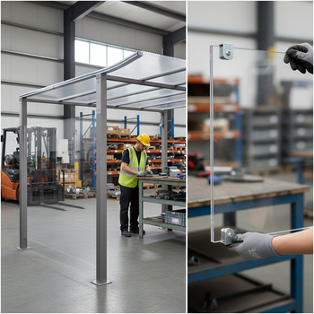 Premium Side Wind Protectors for Modular Bus Shelters - Enhanced Wind and Rain Protection