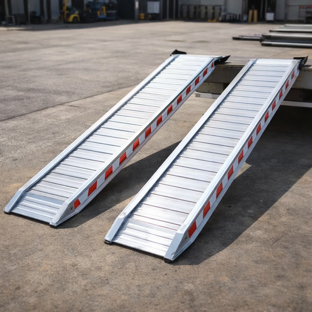 Aluminium Loading Ramps – 3500x400mm – 4580kg Capacity – Plant & Mini Digger