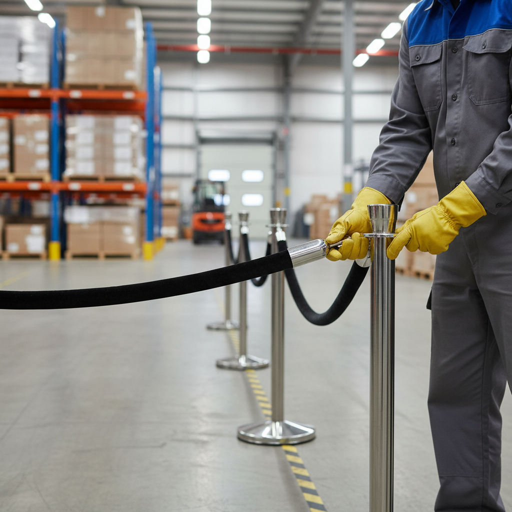 Premium Velour Barrier Rope with Snap-Ends - 1.6m Length, 38mm Diameter, Multiple Colors Available
