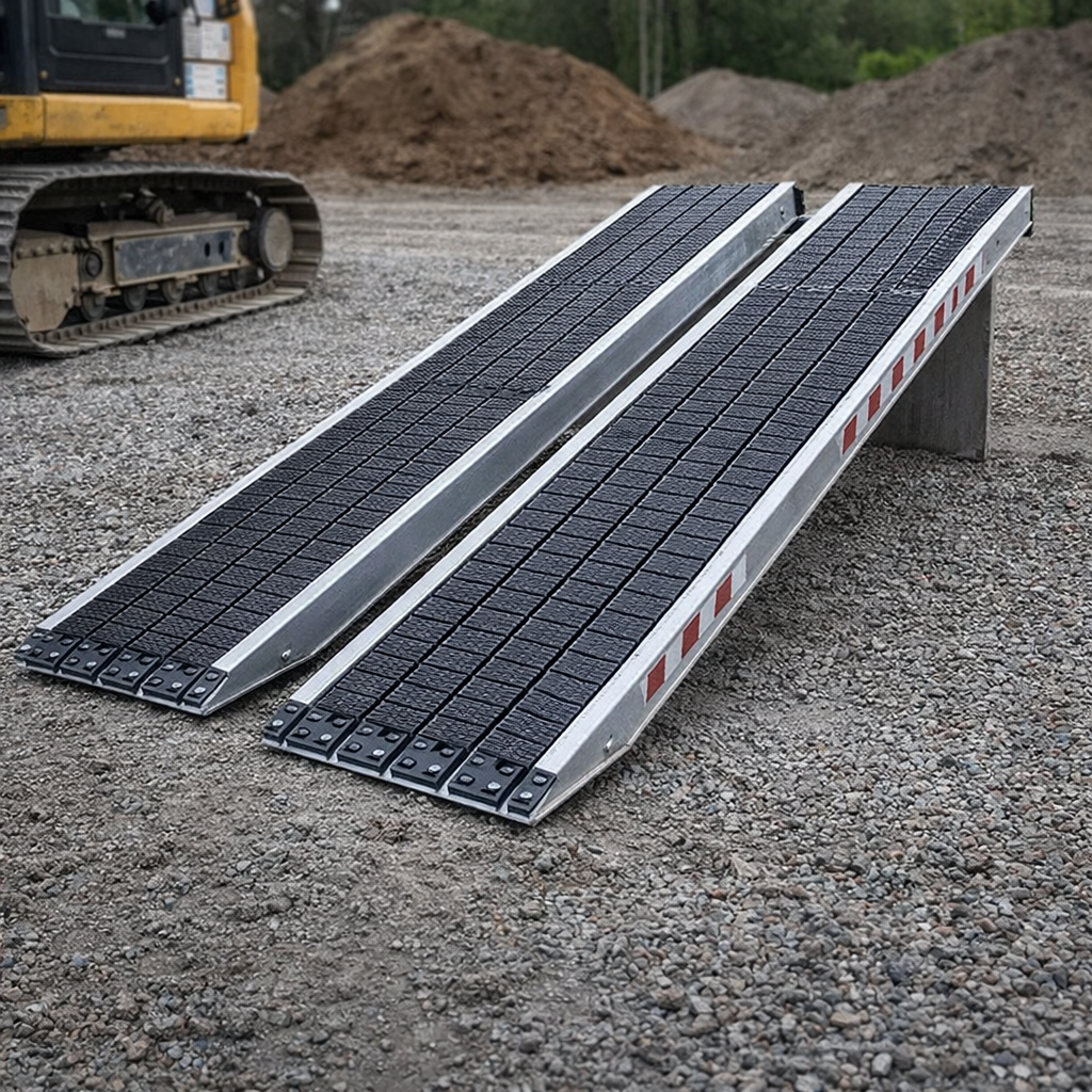 Heavy Duty Vehicle Ramps – 5500mm x 720mm – 8207kg Capacity – Industrial Use