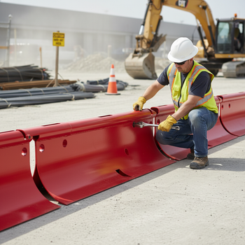 Premium Heavy Duty Vehicle Barrier Base Section - Crash Tested, Lightweight, and Easy to Deploy