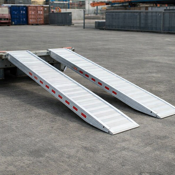 Extra Wide Aluminium Loading Ramps – 3500x480mm – 5540kg Capacity – Industrial