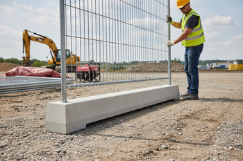 Premium Heavy Duty Concrete Foundation Beam for Secure Construction Fencing and Post Support - 3480mm Length