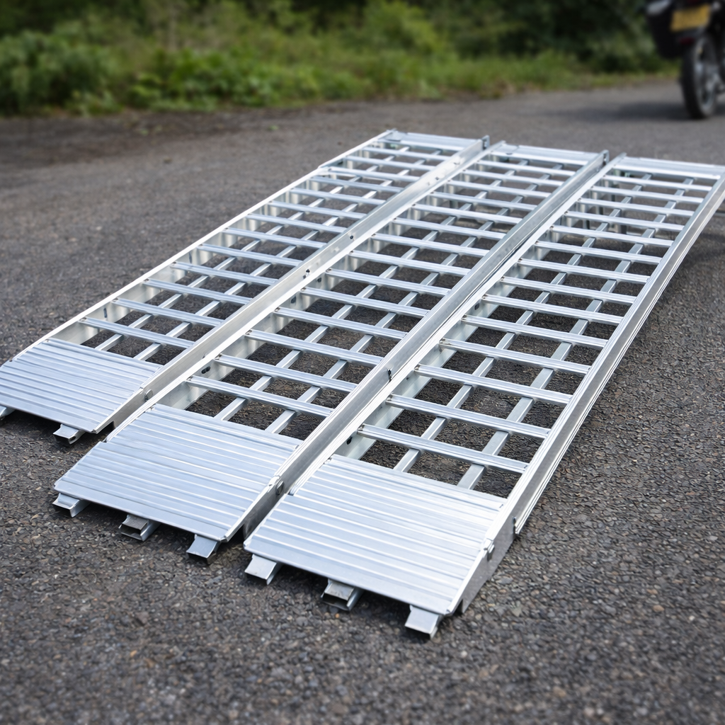 Extra Wide Motorcycle Ramp Kit – 2750mm Length – Heavy Duty – Commercial Use