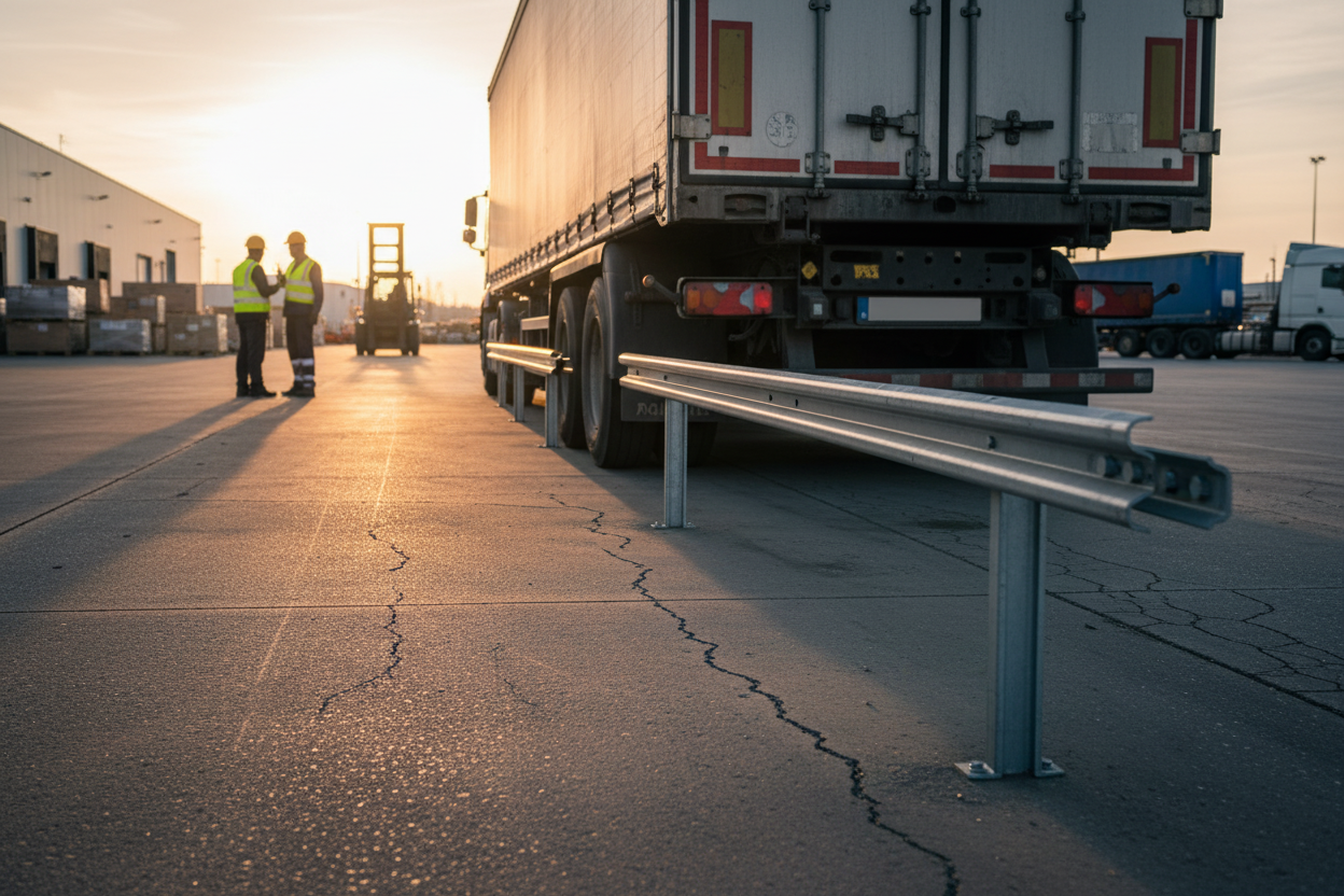 Premium Modular Parking Barrier with K-Profile and High Impact Resistance for Versatile Vehicle Control