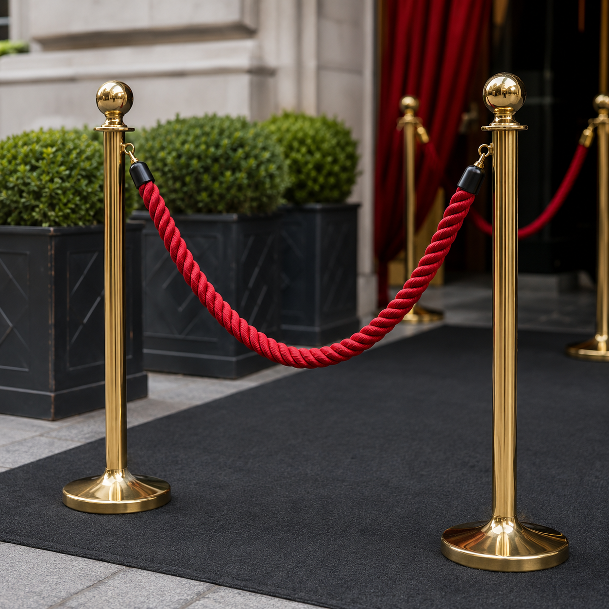 Premium Polypropylene Barrier Rope with Snap Ends for Event Management