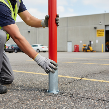 Premium Ground Socket for Ø 60 / Ø 76 mm Tube Posts with Arresting Mechanism - Durable Hot-Dip Galvanized Steel