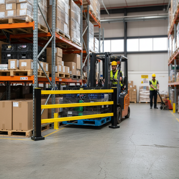 Premium Heavy Duty Hybrid Flex Barrier Corner Kit for Internal and External Use with Shock-Absorbing Features