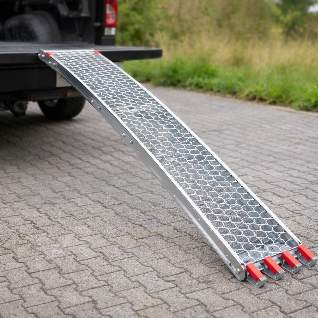 Mesh Motorbike Ramp – 2260mm x 285mm – Heavy Duty – Outdoor Use