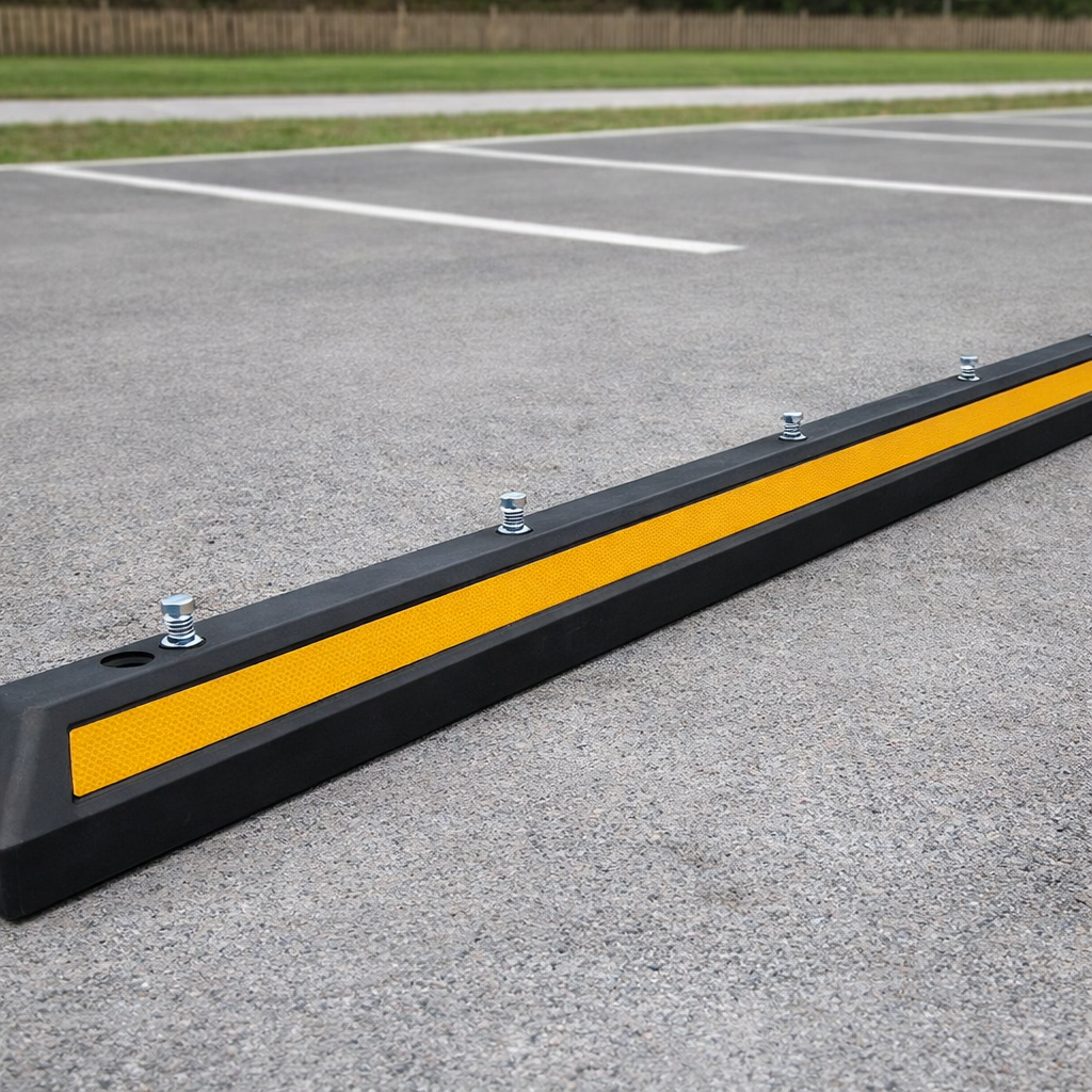 Wheel Stop Kit – 2000mm – With Fixings – Vehicle Positioning