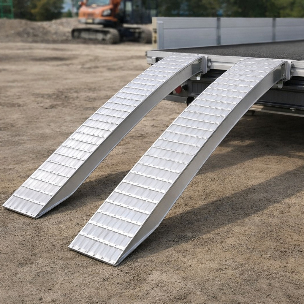 Aluminium Loading Ramps 4000mm x 390mm 6860kg