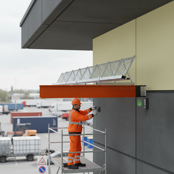 Premium Wall-Mounted Bracket for Quick Installation of Barrier Poles with Locking Option
