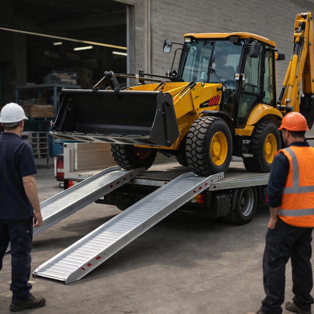 Aluminium Loading Ramps – 5000mm x 510mm – 4210kg Capacity – Industrial Use