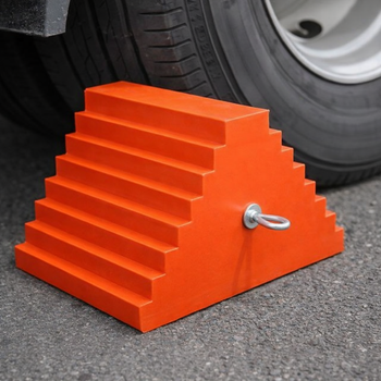 Wheel Chock – 19cm W x 16cm H x 21cm L – High Visibility – Vehicle Safety