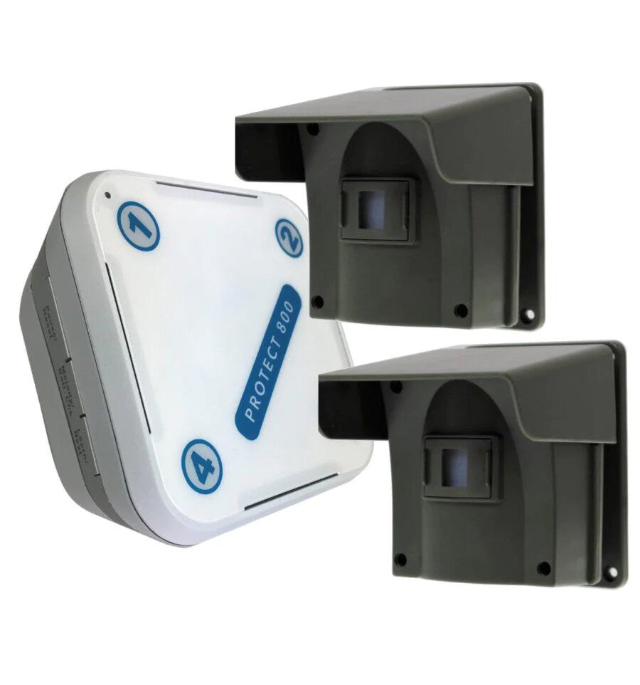 Protect 800 Driveway Alarm System With 2 x PIR's & 1 x 4G Battery Camera Kit