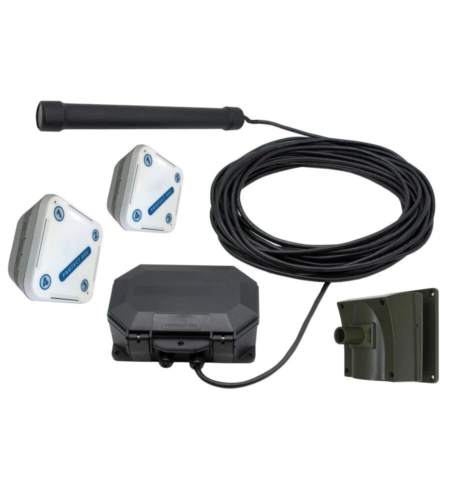Wireless Vehicle Detecting Probe, PIR & 2 x Receiver Driveway Alarm Kit