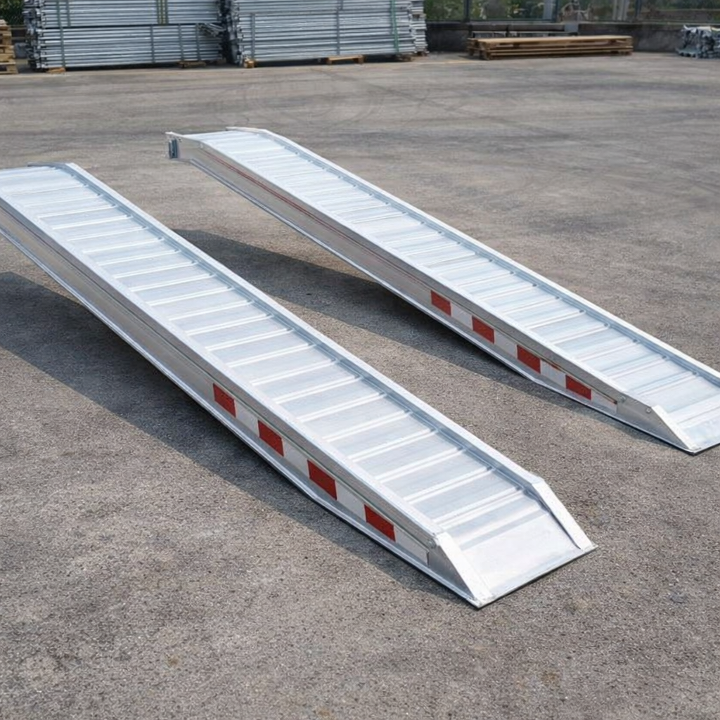 Aluminium Loading Ramps – 4000mm x 580mm – 15010kg Capacity – Industrial Use