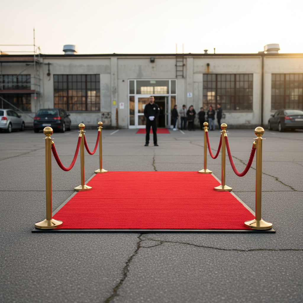 Premium Entrance Package with Carpet, Stanchions, and Ropes for Store Displays - High-Quality Professional Grade for Industrial and Commercial Appl...