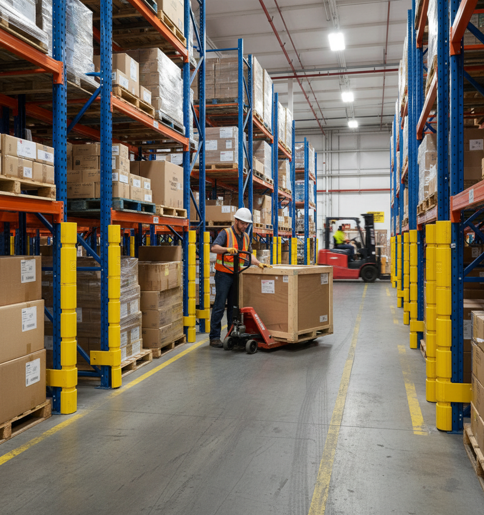 Premium Heavy Duty Park Corners - Yellow Safety Protection (Carton of 4) - High-Quality Professional Grade for Industrial and Commercial Applications