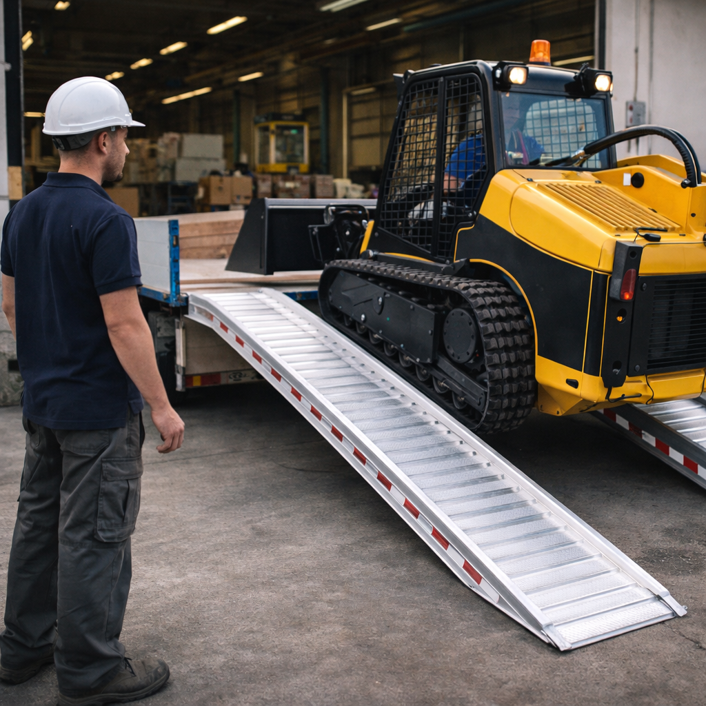 Aluminium Loading Ramps – 3000x510mm – 12650kg Capacity – Industrial