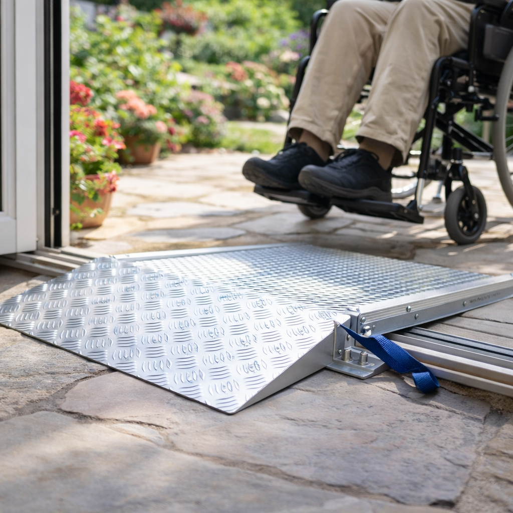 Hinged Connecting Plate – Adjustable – 250kg Capacity – Threshold Ramps