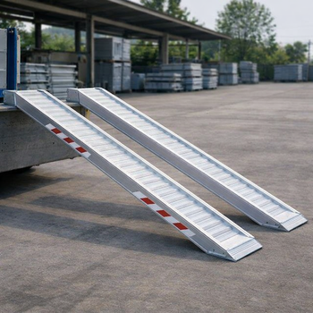 Aluminium Loading Ramps – 5000mm x 400mm – 2770kg Capacity – Plant & Digger Access