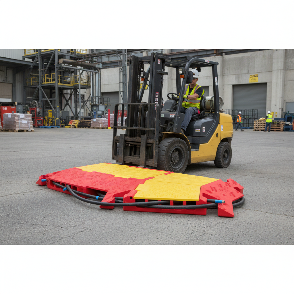 Premium 5 Channel Linebacker Heavy Duty Right Turn for Safety and Traffic Management