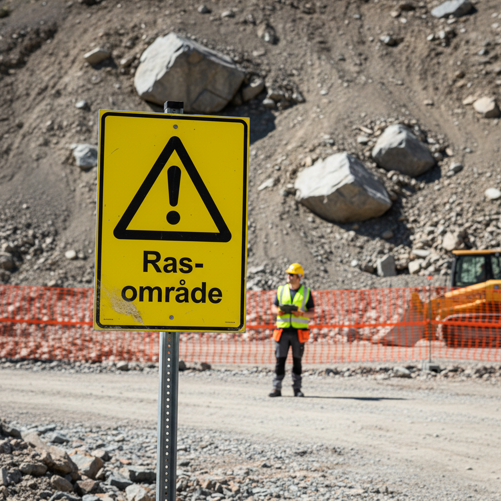 Premium Warning Sign for Risk Areas - Durable PVC, Magnet, and Aluminum Options with Easy Installation