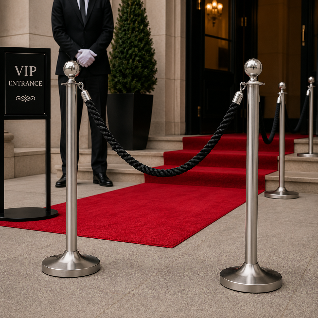 Premium Polypropylene Barrier Rope with Snap Ends for Event Management