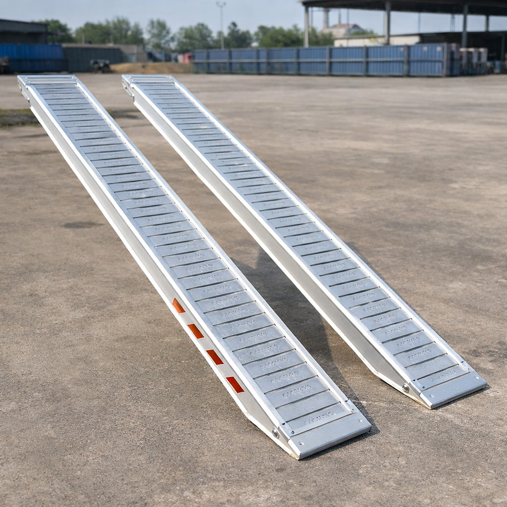 Aluminium Loading Ramps – 5000mm x 480mm – 2770kg Capacity – Plant & Digger Use