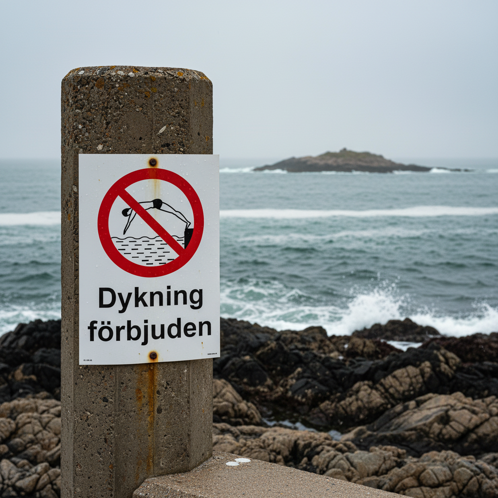 Premium No Diving Prohibition Sign in Various Materials and Sizes for Workplace Safety