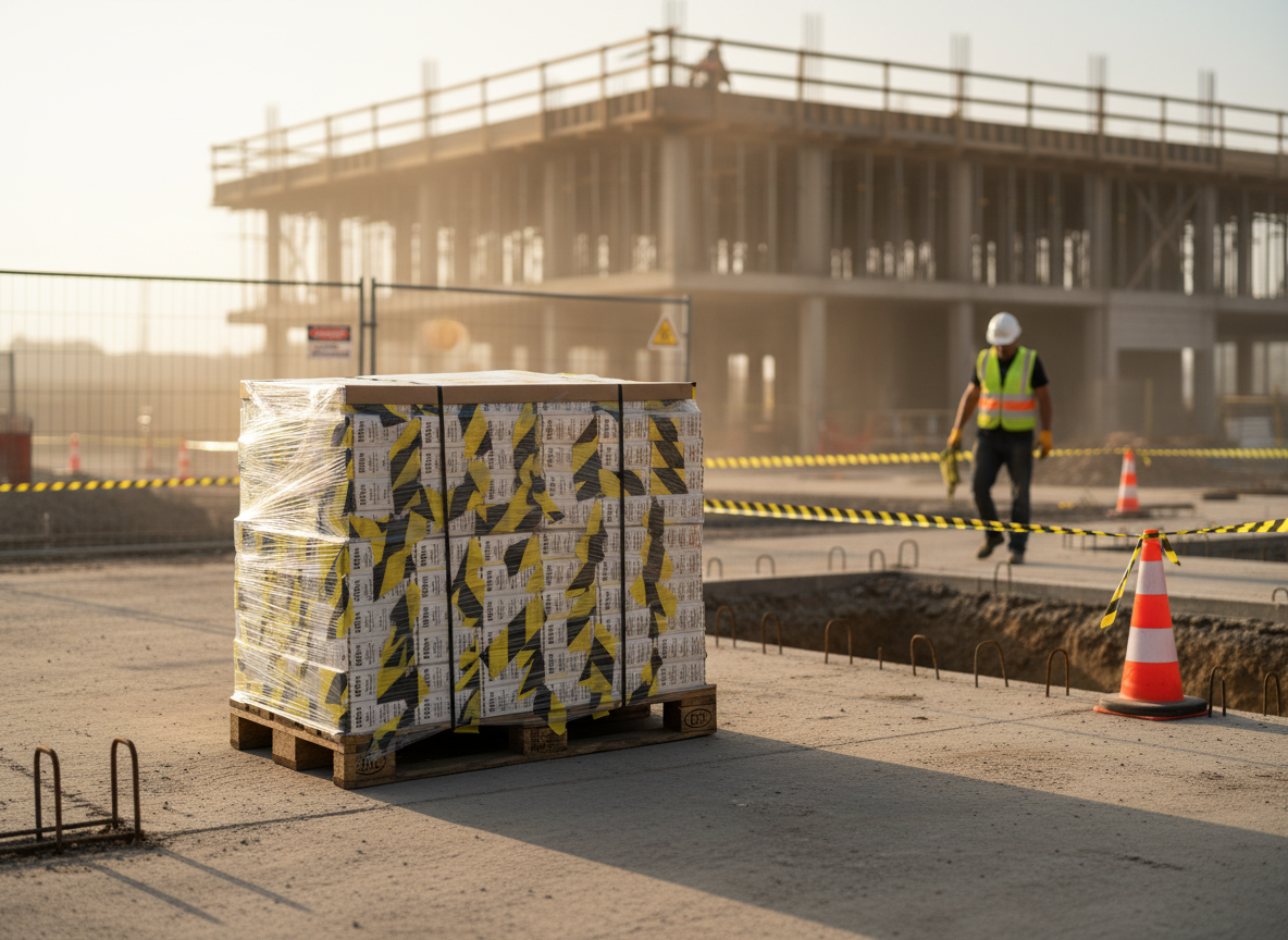 Premium Barrier Tape Multi-Pack - 500m Length, Red/White or Yellow/Black Color Options