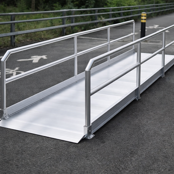 Pedestrian Ramps with Handrails – 3790mm Long, 1000mm Wide – Non-Slip – Public & Private Use