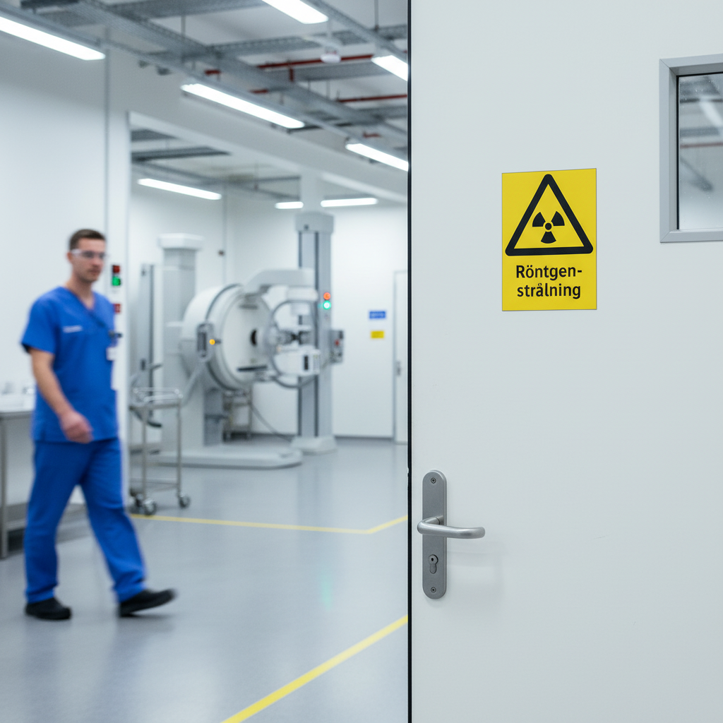 Premium Warning Sign for X-Ray Radiation - Durable PVC, Aluminum, and Magnetic Options with High-Visibility Design