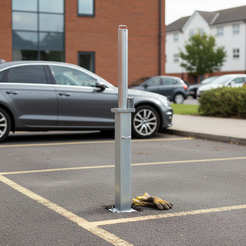 Premium Retractable Bollard 500mm x 90mm for Vehicle Access Control and Safety Solutions