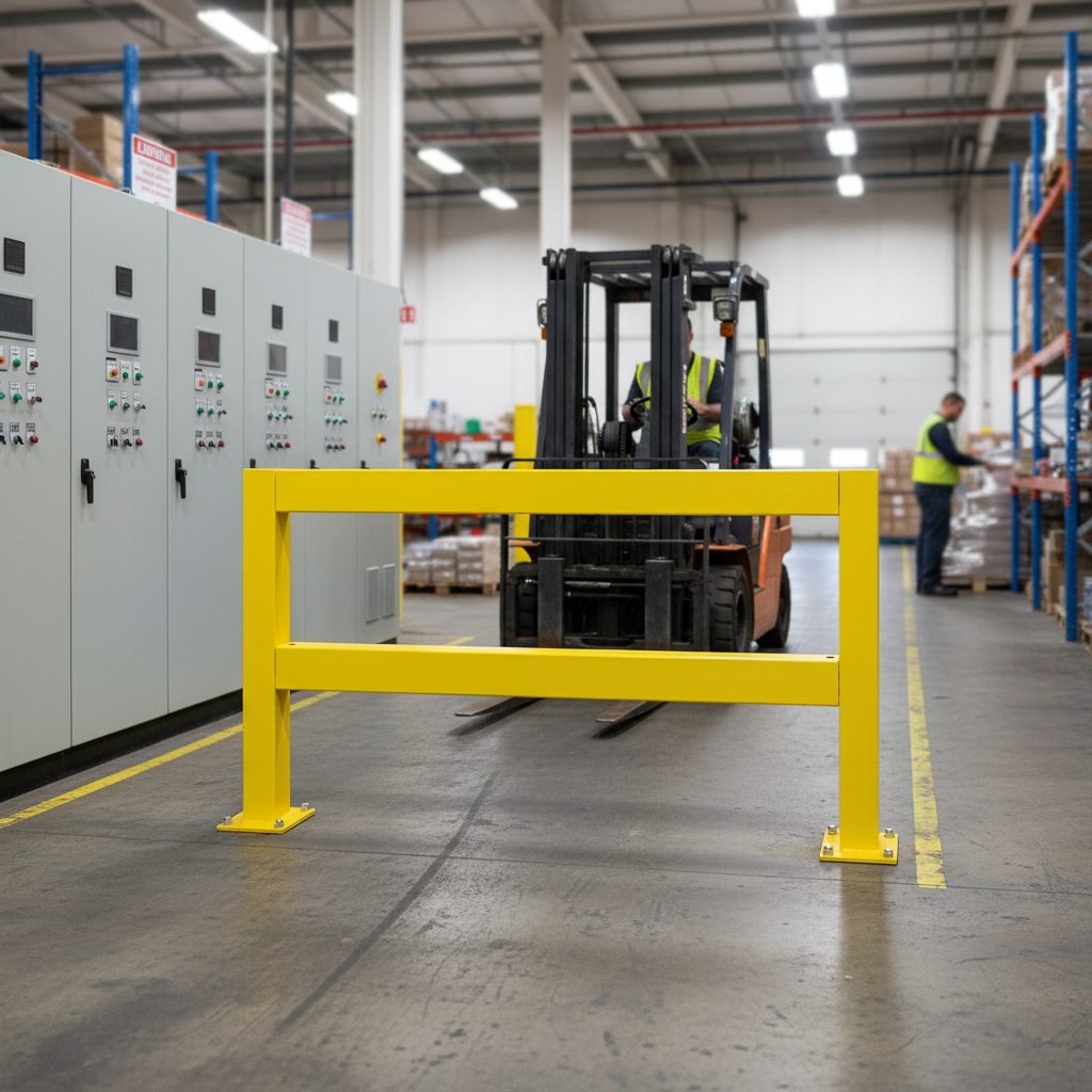 Premium Heavy Duty Barrier Straight Kit with Posts and Crossmembers for Easy Installation and Protection | Barriers Co