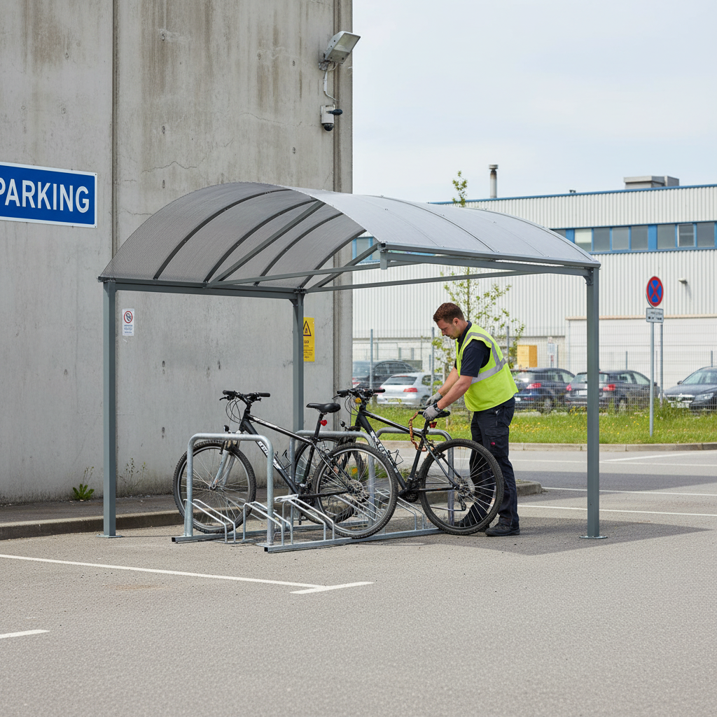 Premium XXL Bike Shelter Extension for Enhanced Storage Capacity - Galvanised and Painted, 2.5 Metres of... | Barriers Co