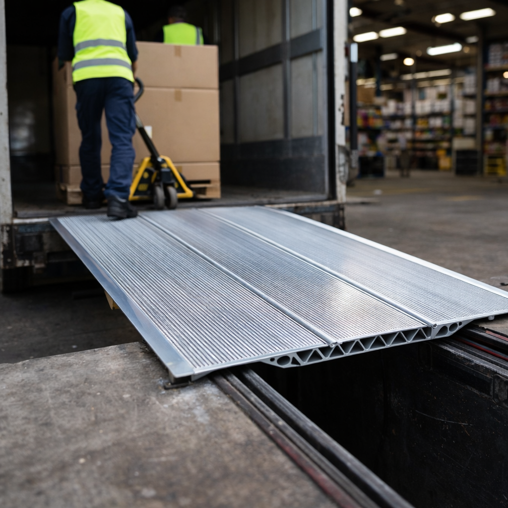 Heavy Duty Loading Bridge – 1002mm L x 1250mm W – 2215kg Capacity – Commercial